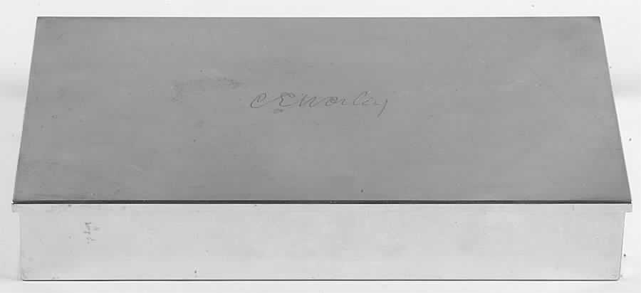 4063 (Silverplate, Hollowware) Cedar Lined Cigarette Box by Towle Silver-1