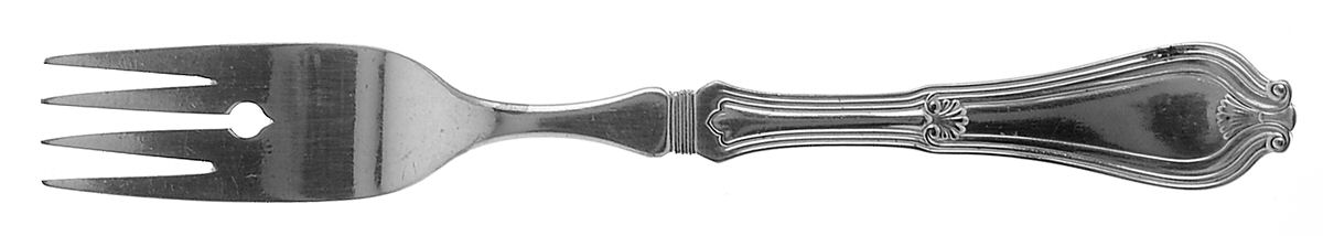 Whittier (Silverplate, 1907, Monograms) Individual Solid Fish Fork by Tiffany & CO SILVER-1