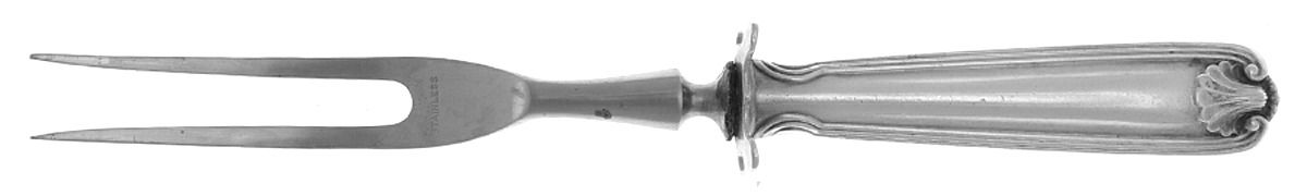Benjamin Franklin (Sterling, "Towle") Small Steak Carving Fork with Stainless Prongs by Towle Silver-1