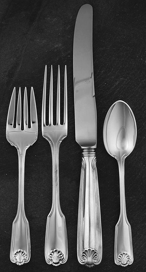 Benjamin Franklin (Sterling, "Towle") 4 Piece Dinner Size Setting by Towle Silver-1