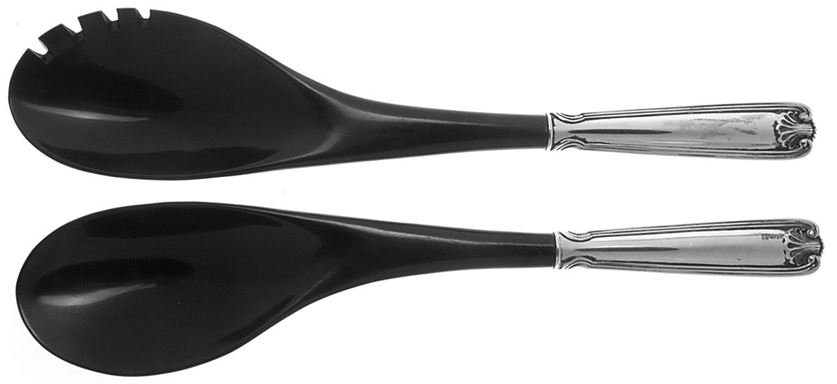 Benjamin Franklin (Sterling, "Towle") Plastic Bowl 2-Piece Salad Set by Towle Silver-1
