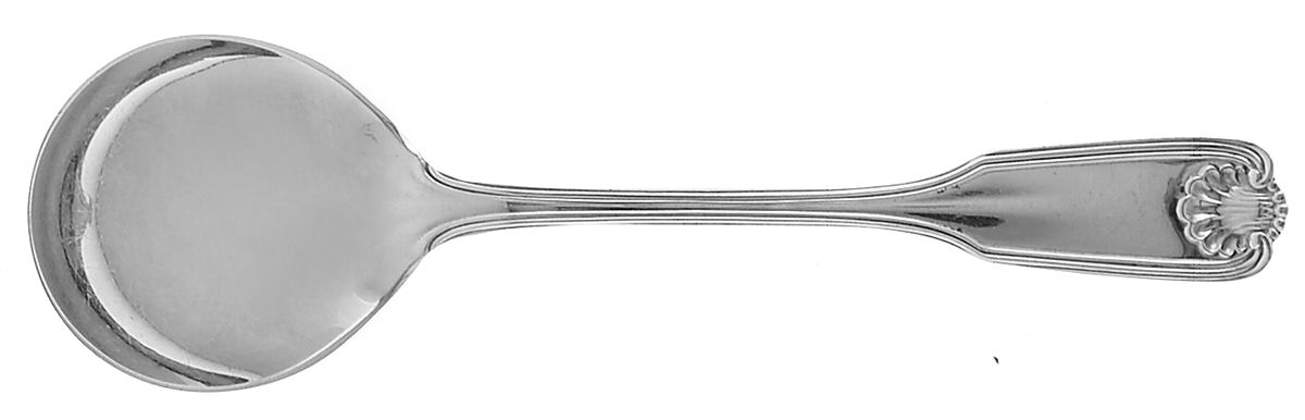 Benjamin Franklin (Sterling, "Towle") Round Bowl Soup Spoon (Cream Soup) by Towle Silver-1