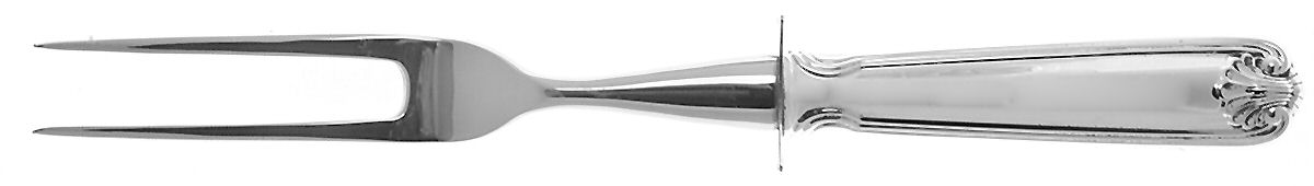 Benjamin Franklin (Sterling, "Towle") Small Steak Carving Fork with Stainless Prongs by Towle Silver-1