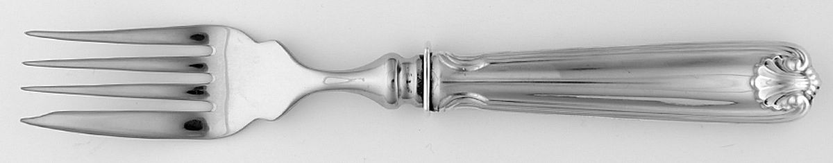 Benjamin Franklin (Sterling, "Towle") Individual Hollow Fish Fork, Stainless Tines by Towle Silver-1