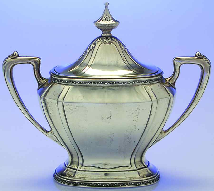 Virginia Carvel (Sterling, 1921) Sugar Bowl & Lid by Towle Silver-1