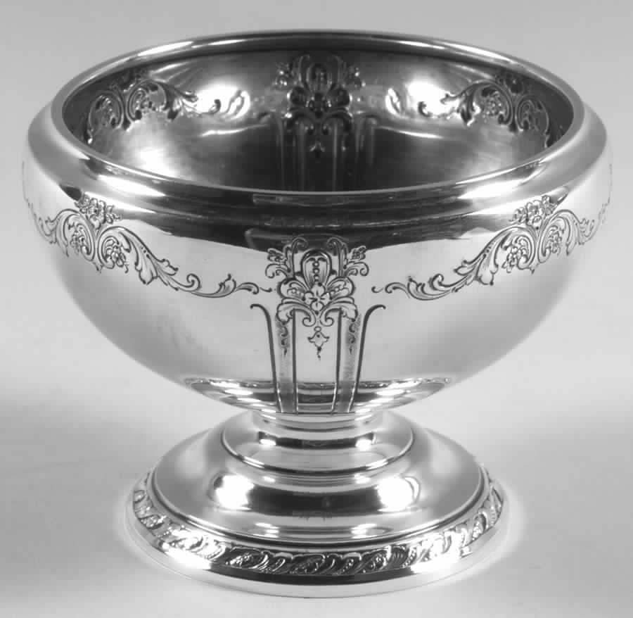 Candlelight-Chased (Sterling, Hollowware) Waste Bowl by Towle Silver-1
