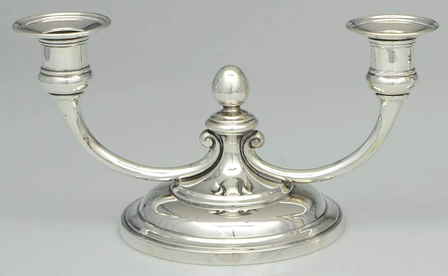 Hamilton (Sterling, Hollowware) 5" 2 Light Candelabra by Tiffany & CO SILVER-1