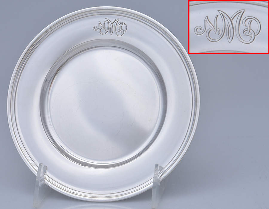 Hamilton (Sterling, Hollowware) Bread Plate by Tiffany & CO SILVER-1
