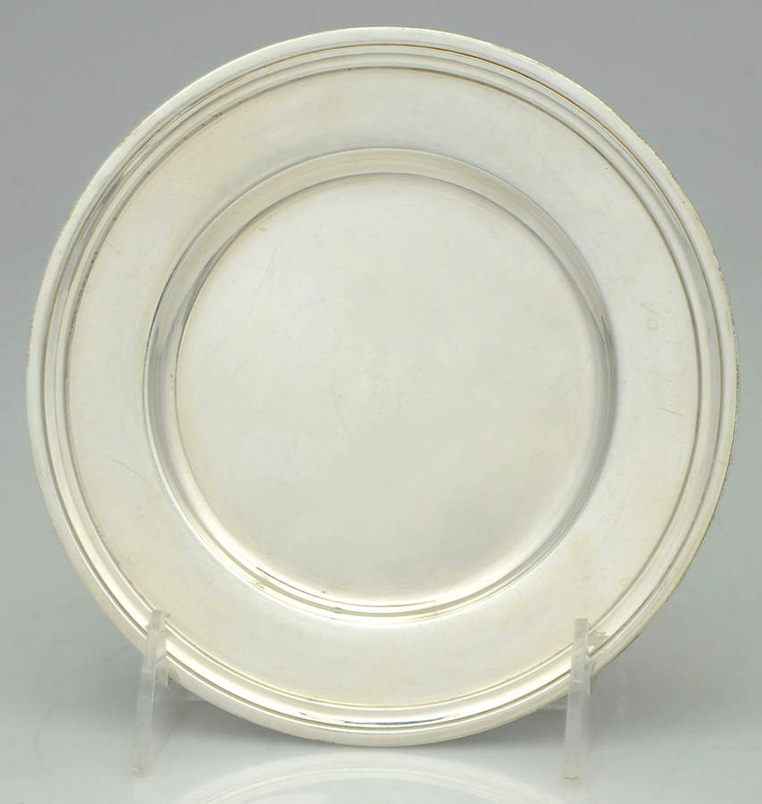 Hamilton (Sterling, Hollowware) Bread Plate by Tiffany & CO SILVER-1