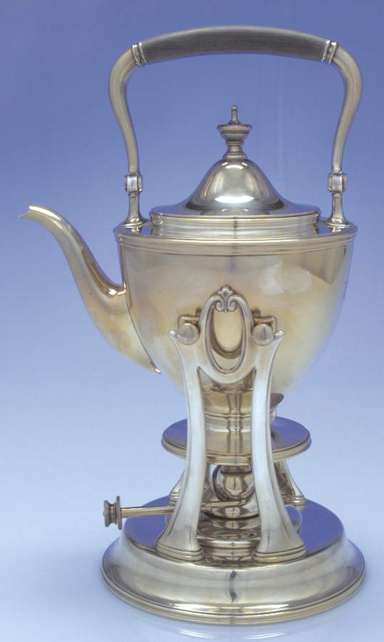Hamilton (Sterling, Hollowware) Sterling Kettle, Stand & Burner by Tiffany & CO SILVER-1