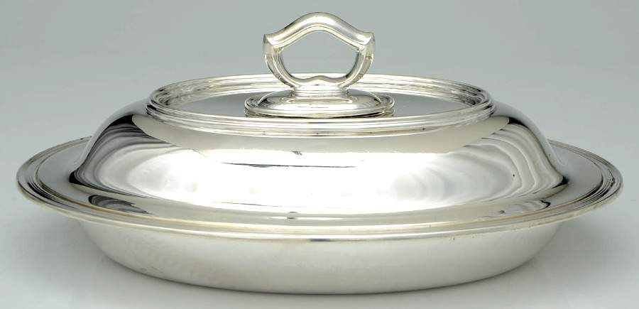 Hamilton (Sterling, Hollowware) Oval Covered Vegetable by Tiffany & CO SILVER-1