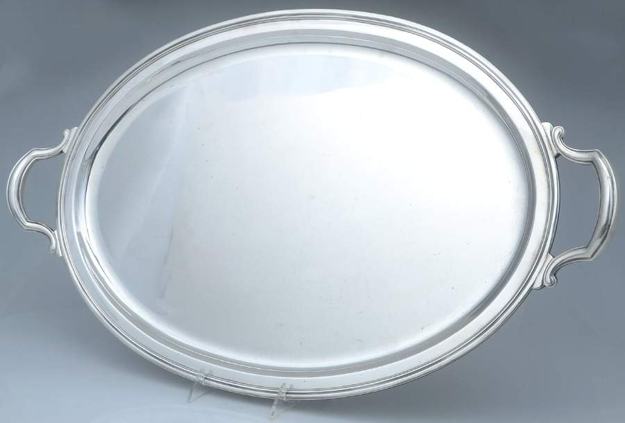 Hamilton (Sterling, Hollowware) 22" Waiter Tray by Tiffany & CO SILVER-1