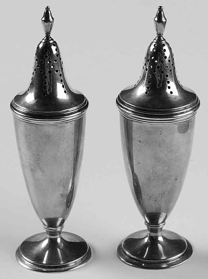 Hamilton (Sterling, Hollowware) Salt and Pepper Set by Tiffany & CO SILVER-1