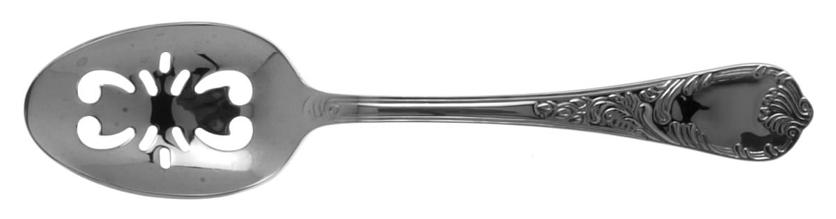 Vienna (Stainless) Pierced Tablespoon (Serving Spoon) by Towle Silver-1