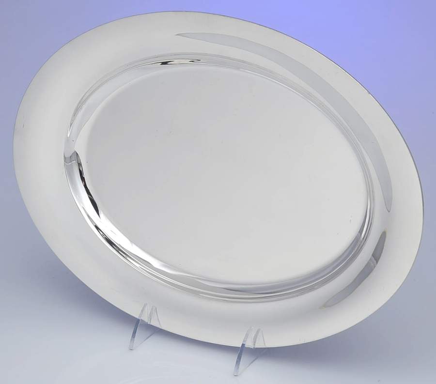 Lafayette (Sterling, Hollowware, 7680) 14" Oval Serving Platter by Towle Silver-1
