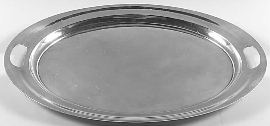 Lafayette (Sterling, Hollowware, 7680) Large Waiter Tray by Towle Silver-1