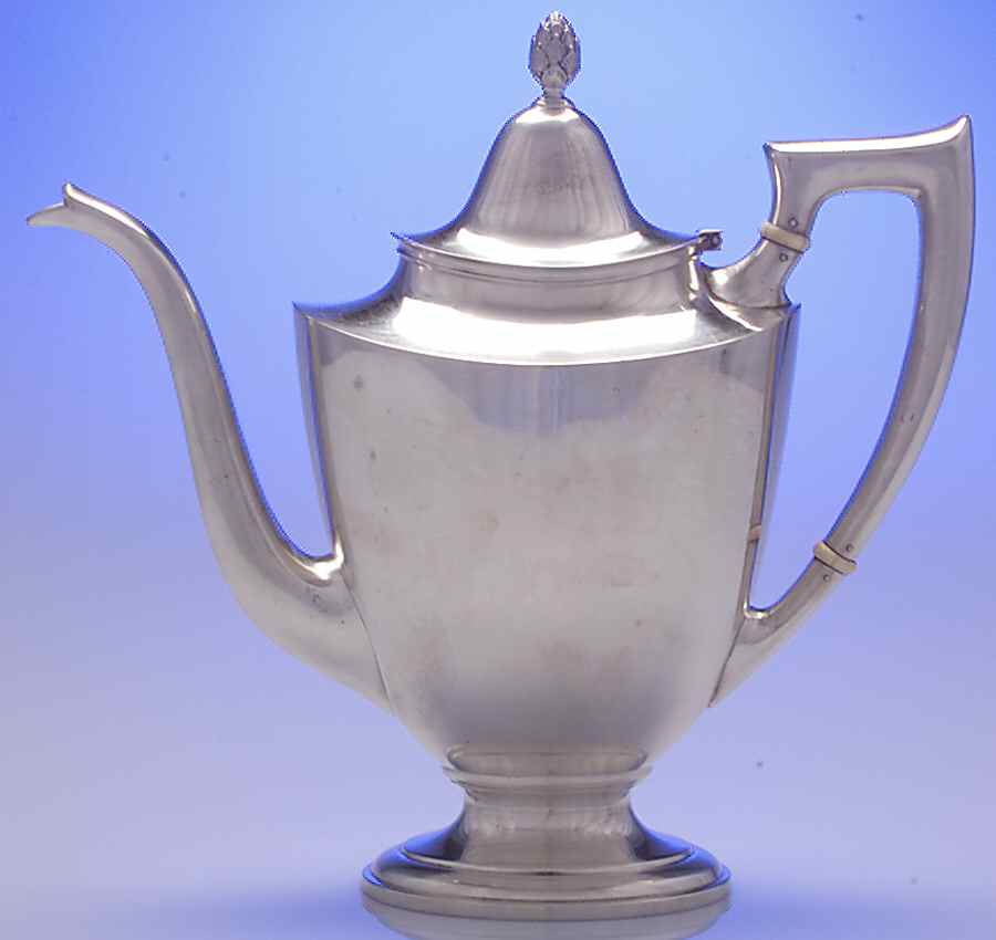 Lafayette (Sterling, Hollowware, 7680) Coffee Pot by Towle Silver-1