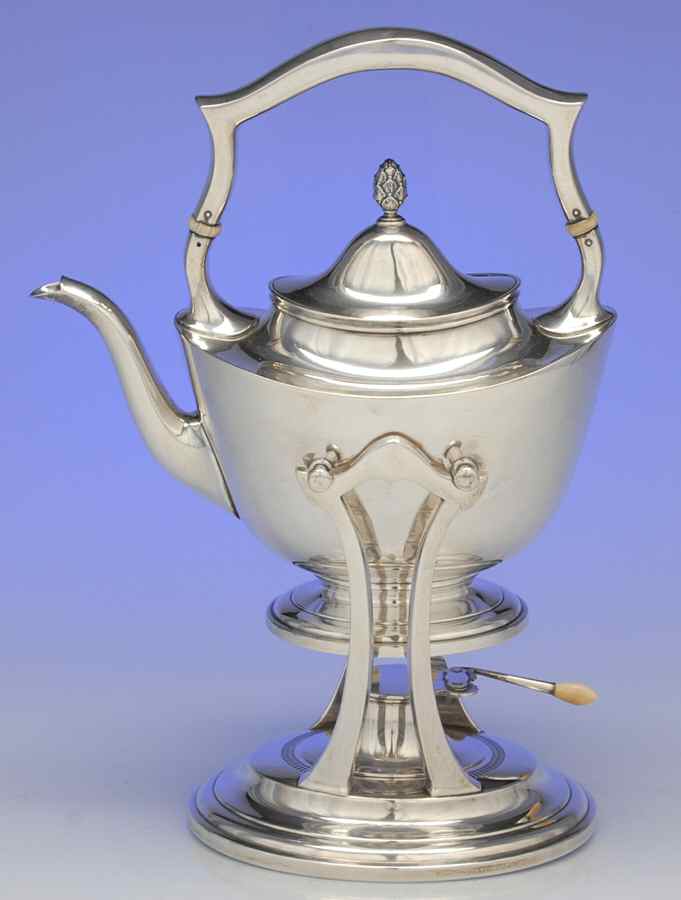 Lafayette (Sterling, Hollowware, 7680) Kettle, Stand & Burner by Towle Silver-1