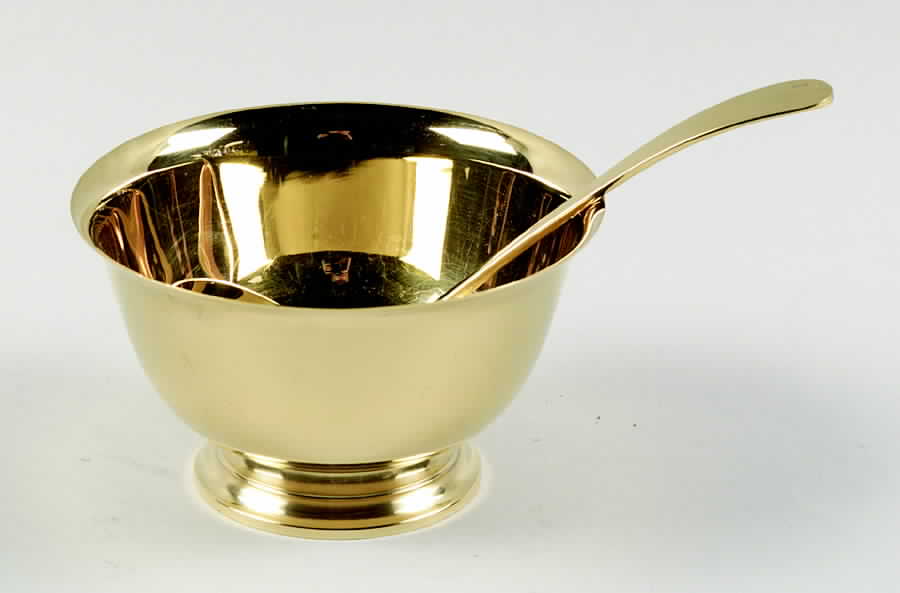 23614 (Sterling, Hollowware) Sterling Mayonnaise Bowl and Spoon by Tiffany & CO SILVER-1