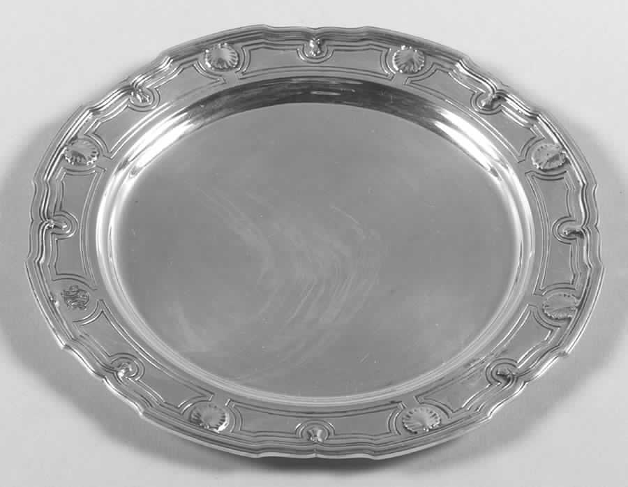Shell & Thread (Sterling, Hollowware) Bread Plate by Tiffany & CO SILVER-1