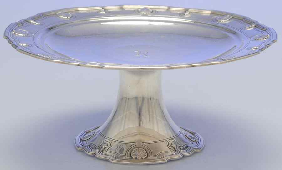 Shell & Thread (Sterling, Hollowware) Round Compote (Height X Width) by Tiffany & CO SILVER-1