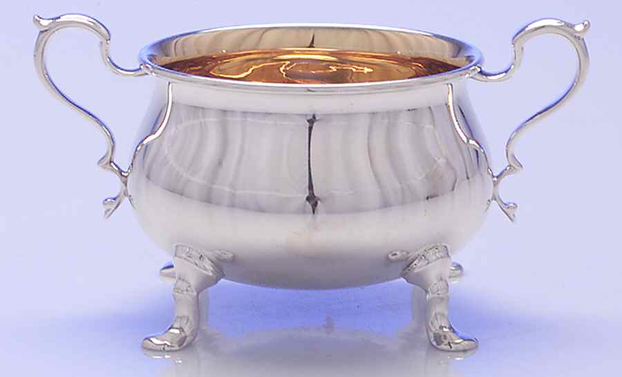 Lamerie (Sterling, Hollowware) Demi Open Sugar Bowl by Tuttle-1