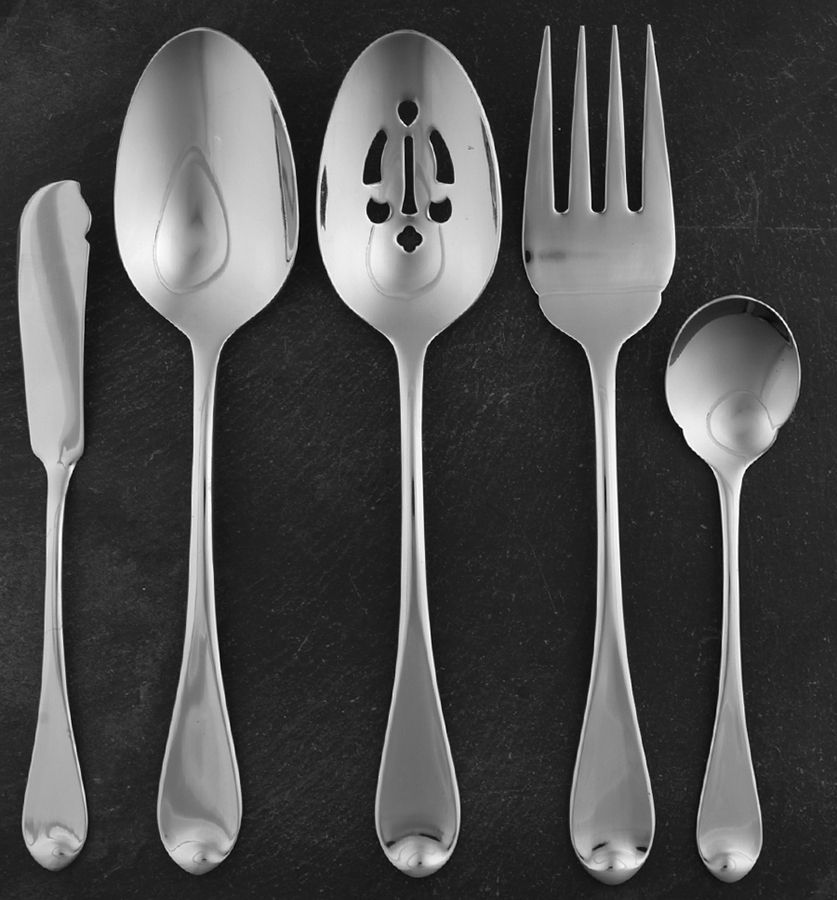 Eclipse (Stainless) 5 Piece Hostess Set by Towle Silver-1