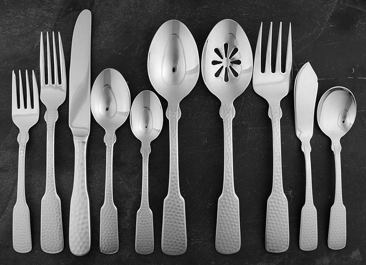 Continental Hammersmith (Stainless) 45 Piece Set by Towle Silver-1