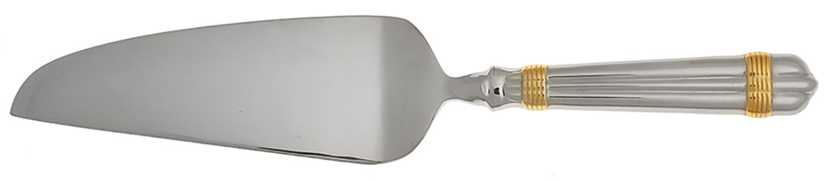 Amante Gold (Stainless) Pie and Cake Server with Stainless Blade HC by Towle Silver-1