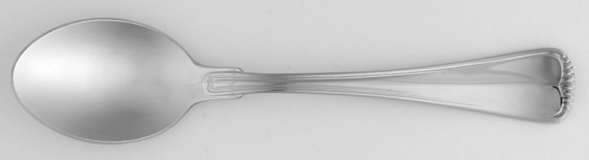 Hamilton (Stainless, All Glossy, China) Place/Oval Soup Spoon by Towle Silver-1