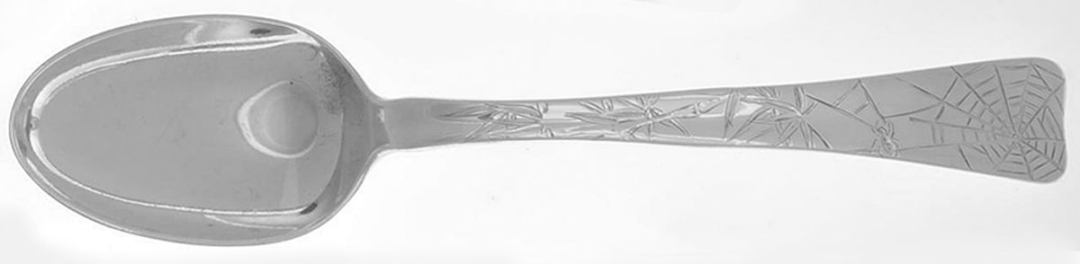 Lap-Over-Edge (Engraved) Spoon-Dessert/Oval Soup by Tiffany & CO SILVER-1