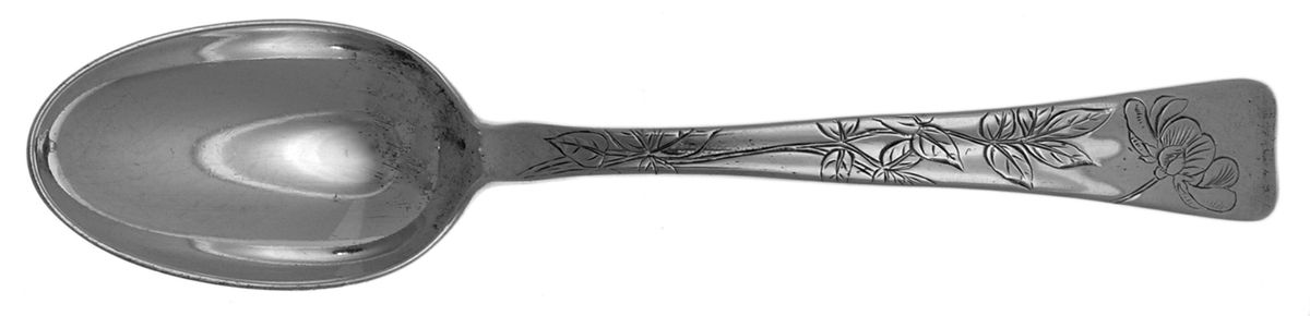 Lap-Over-Edge (Engraved) Spoon-Dessert/Oval Soup by Tiffany & CO SILVER-1