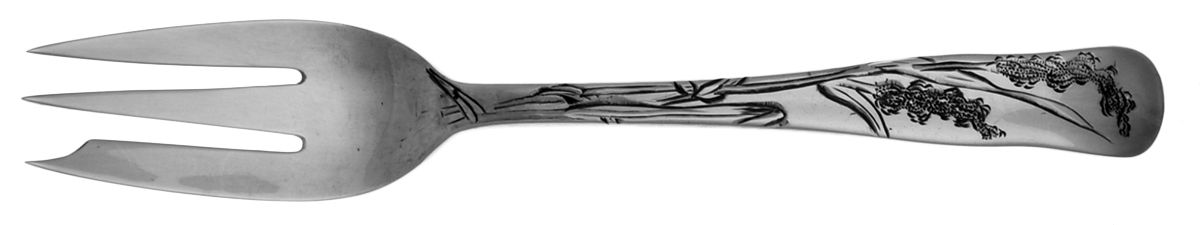 Lap-Over-Edge (Engraved) Oyster Fork (Variant) by Tiffany & CO SILVER-1