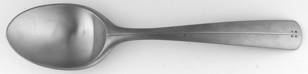 Streamerica (Stainless) Solid Serving Spoon by Tiffany & CO SILVER-1