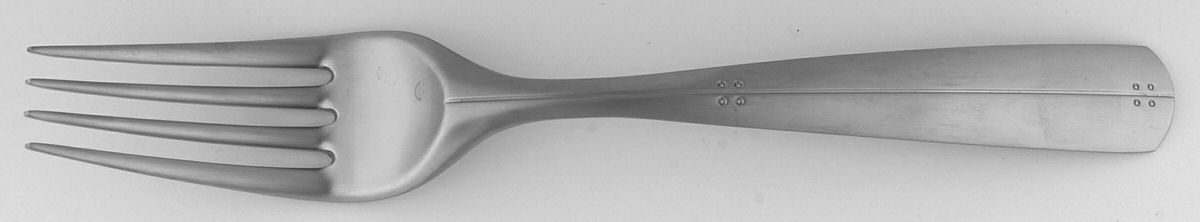 Streamerica (Stainless) Solid Serving Fork by Tiffany & CO SILVER-1