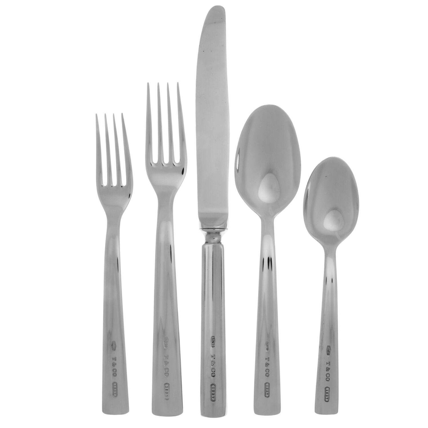 1837 Collection (Stainless) 40 Piece Estate Set by Tiffany & CO SILVER-1