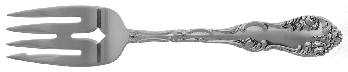 Old English (Sterling, 1892, Towle Stamp) Individual Salad Fork by Towle Silver-1