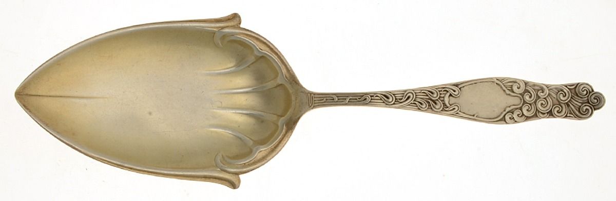 TWS327 (Sterling) Large Solid Pie Knife by Towle Silver-1