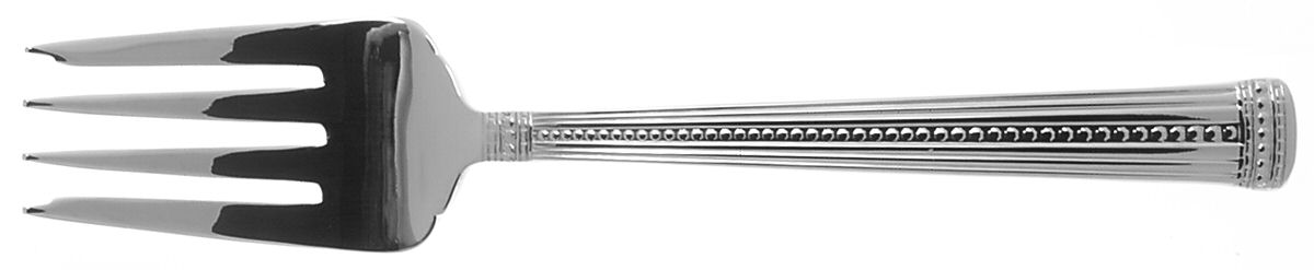 Bouton (Stainless) Medium Solid Cold Meat Serving Fork by Towle Silver-1