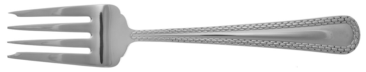 Sautoir (Stainless) Medium Solid Cold Meat Serving Fork by Towle Silver-1