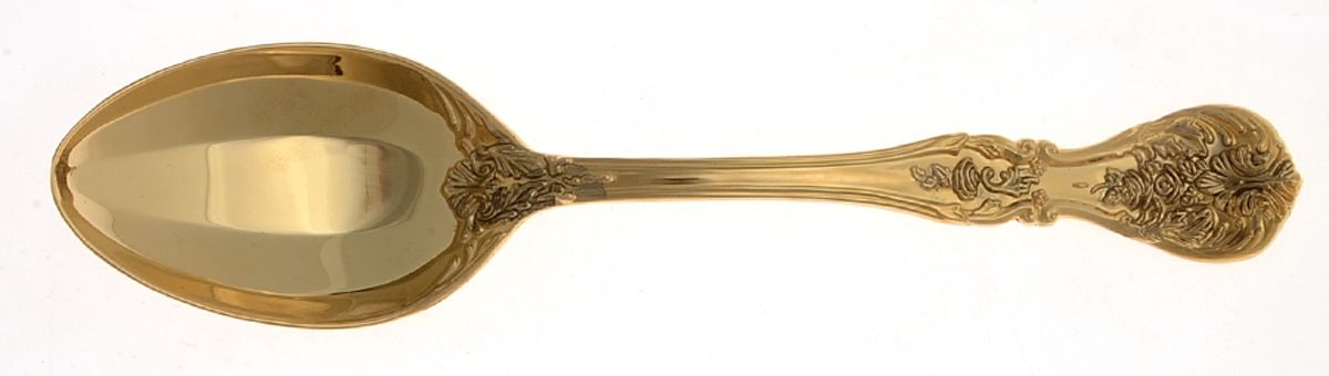 TWS330 (Gold Electroplate) Tablespoon (Serving Spoon) by Towle Silver-1
