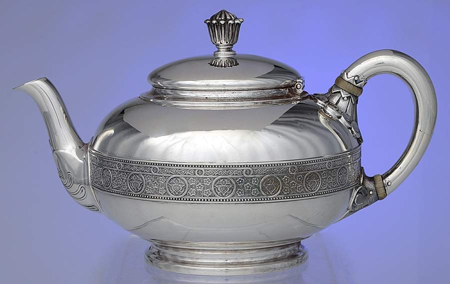 Persian (Sterling, Hollowware) Teapot by Tiffany & CO SILVER-1