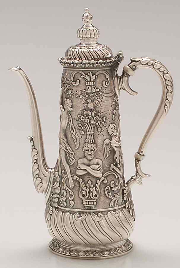 Olympian (Sterling, Hollowware) Chocolate Pot by Tiffany & CO SILVER-1