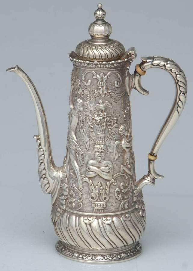 Olympian (Sterling, Hollowware) Chocolate Pot by Tiffany & CO SILVER-1