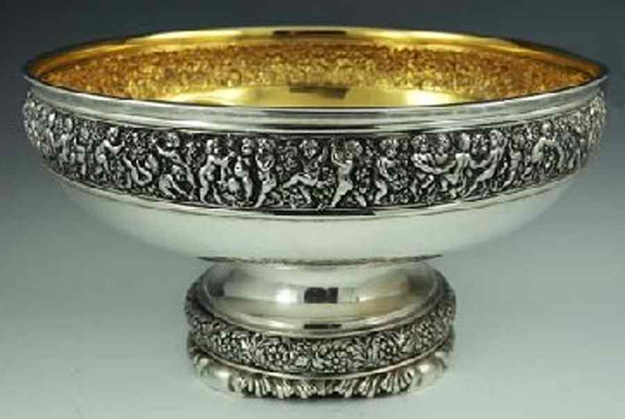 Olympian (Sterling, Hollowware) Punch Bowl by Tiffany & CO SILVER-1
