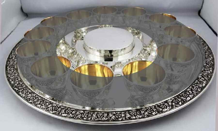 Olympian (Sterling, Hollowware) Round Tray For Punch Bowl by Tiffany & CO SILVER-1
