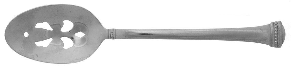 Classique Bead (Stainless) Pierced Tablespoon (Serving Spoon) by Towle Silver-1