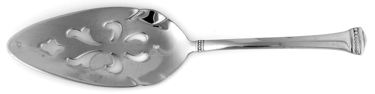 Classique Bead (Stainless) Pierced All Stainless Pie Server by Towle Silver-1