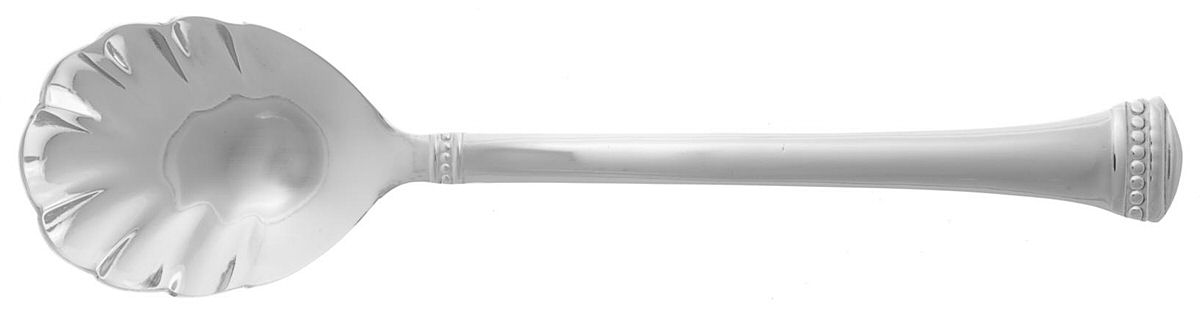 Classique Bead (Stainless) Sugar Shell Spoon by Towle Silver-1