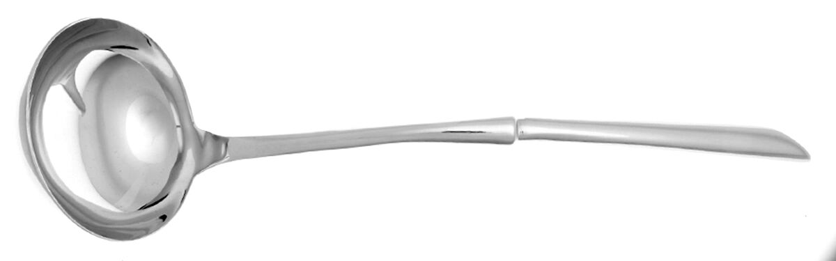 Wave (Stainless) Soup Ladle with Stainless Bowl HC by Towle Silver-1